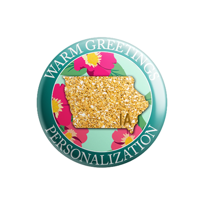 Personalized - Warm Greetings - State Flower