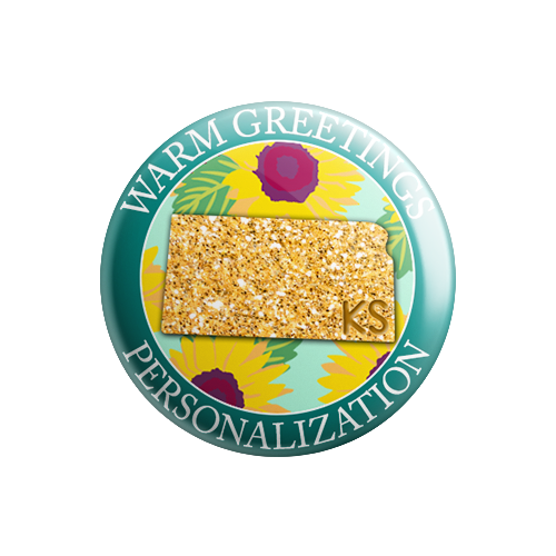 Personalized - Warm Greetings - State Flower