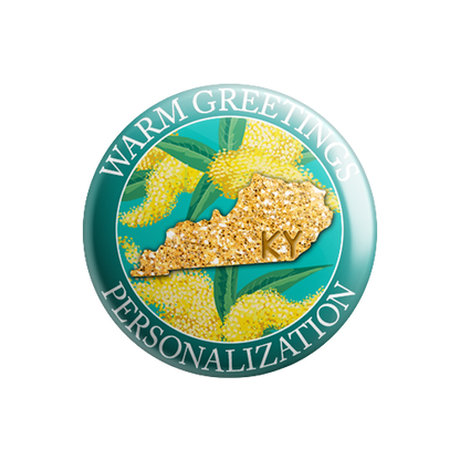 Personalized - Warm Greetings - State Flower