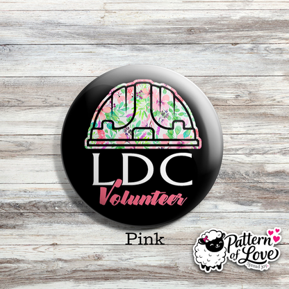 LDC Volunteer - Floral Hard Hat