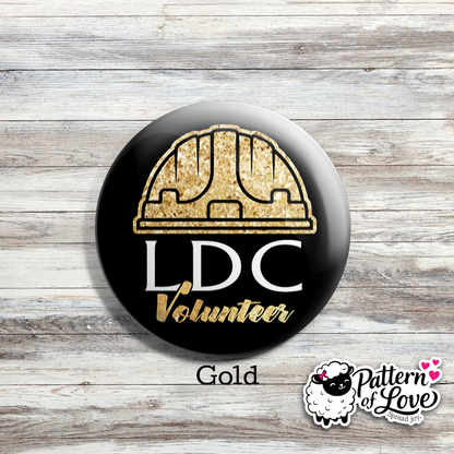 LDC Volunteer - Floral Hard Hat