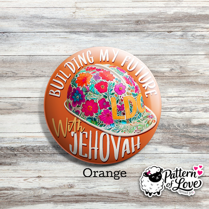 Building My Future With Jehovah - Bright Floral Hard Hat