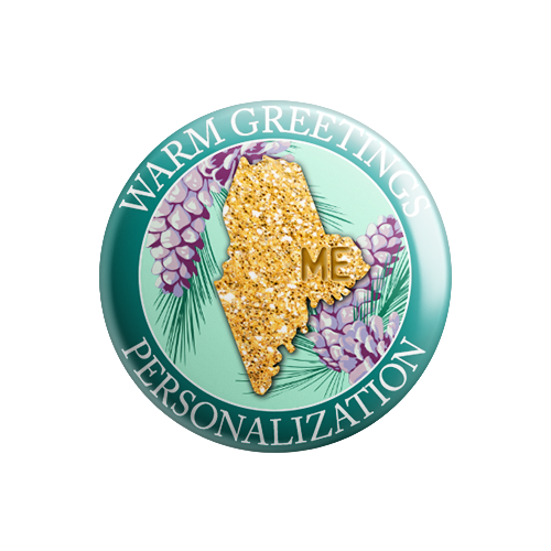 Personalized - Warm Greetings - State Flower