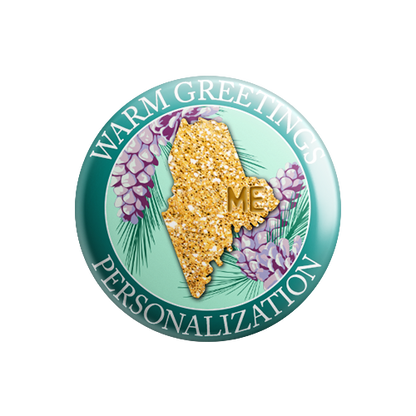 Personalized - Warm Greetings - State Flower