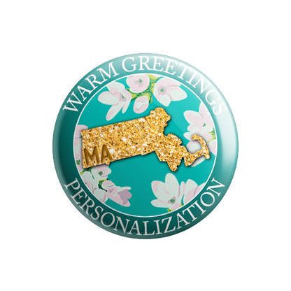 Personalized - Warm Greetings - State Flower