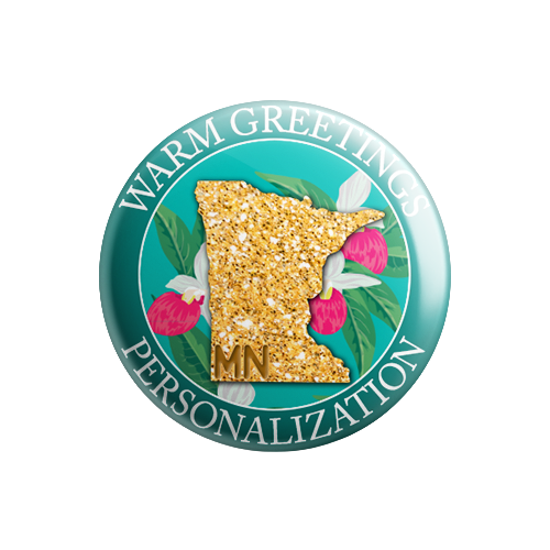 Personalized - Warm Greetings - State Flower
