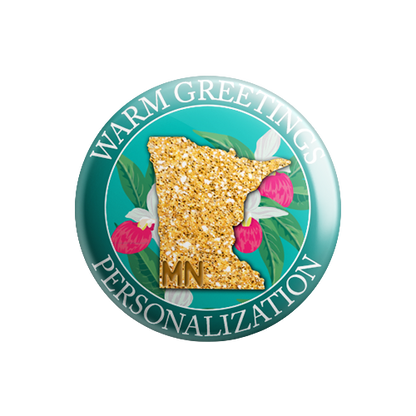 Personalized - Warm Greetings - State Flower