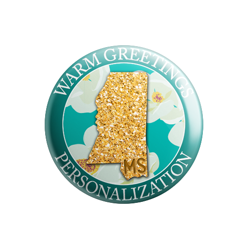 Personalized - Warm Greetings - State Flower