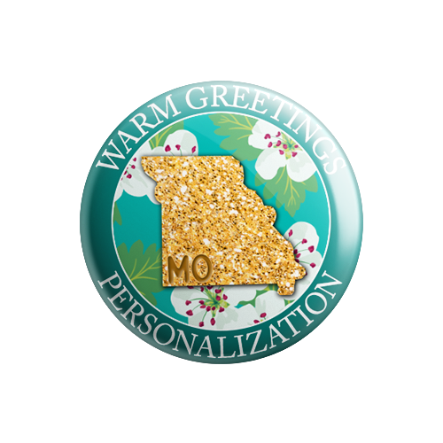 Personalized - Warm Greetings - State Flower