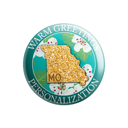 Personalized - Warm Greetings - State Flower