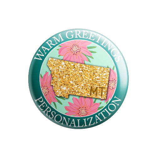 Personalized - Warm Greetings - State Flower