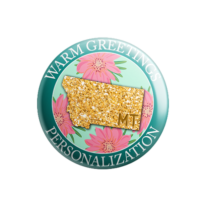 Personalized - Warm Greetings - State Flower