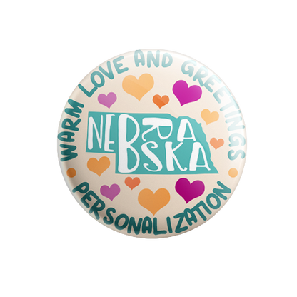 Personalized - Warm Love and Greetings - State Typography