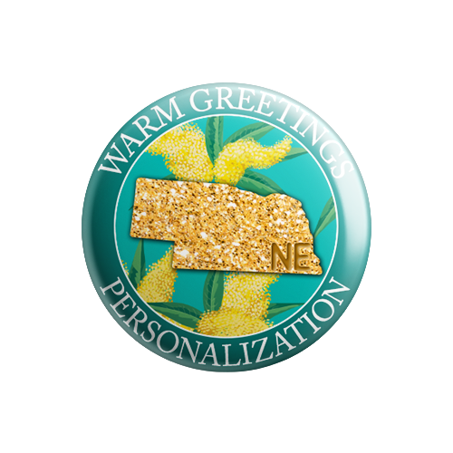Personalized - Warm Greetings - State Flower