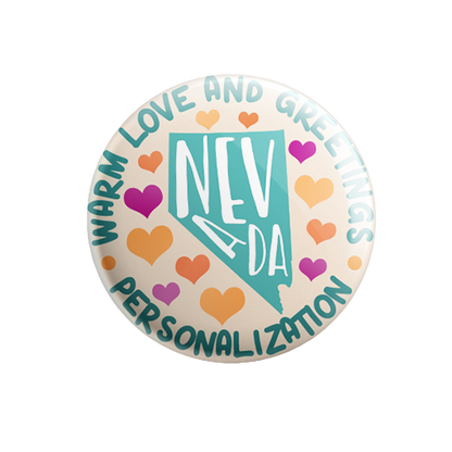 Personalized - Warm Love and Greetings - State Typography