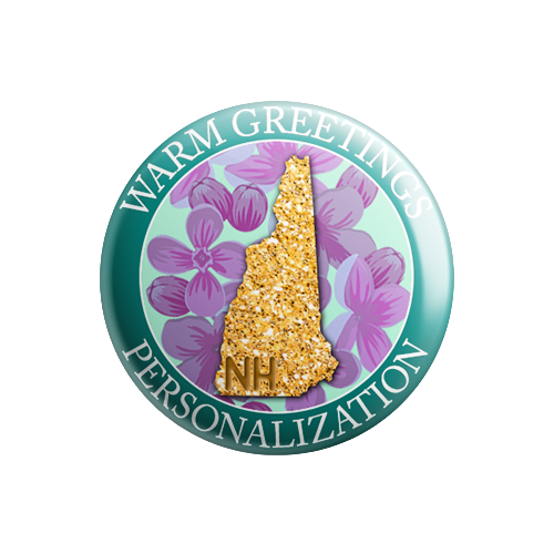 Personalized - Warm Greetings - State Flower