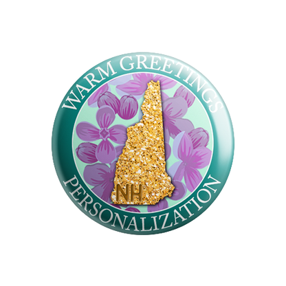 Personalized - Warm Greetings - State Flower