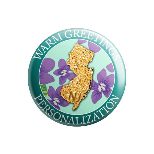Personalized - Warm Greetings - State Flower