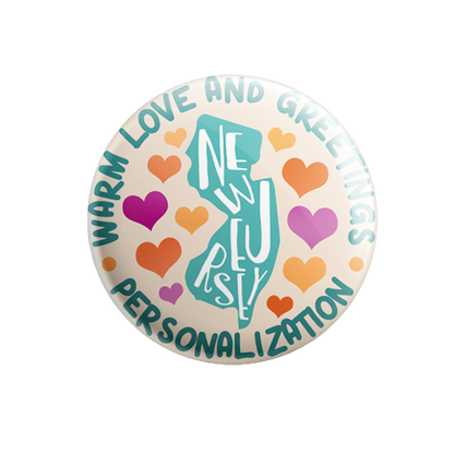Personalized - Warm Love and Greetings - State Typography