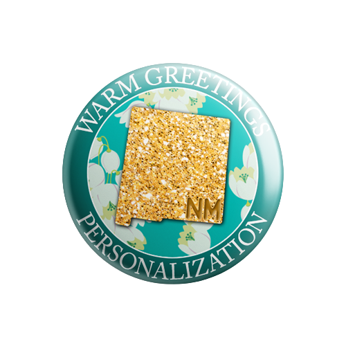 Personalized - Warm Greetings - State Flower