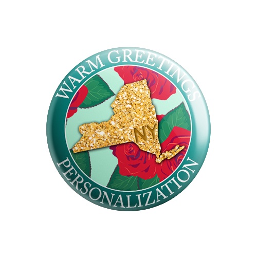 Personalized - Warm Greetings - State Flower