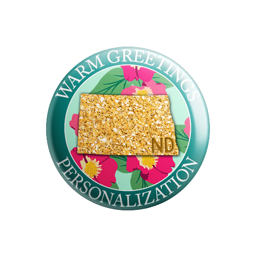 Personalized - Warm Greetings - State Flower