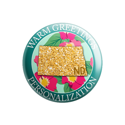 Personalized - Warm Greetings - State Flower