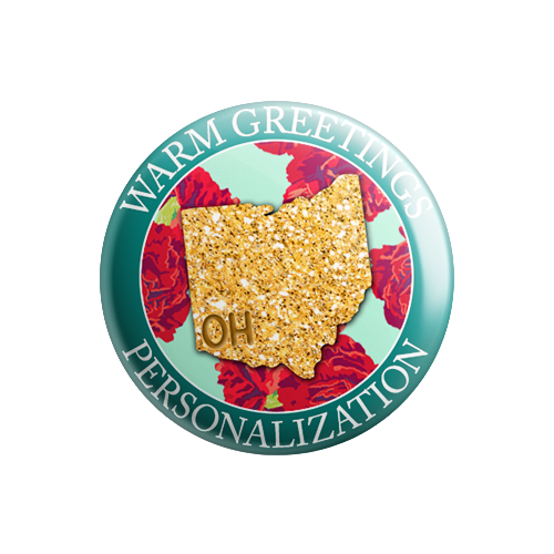 Personalized - Warm Greetings - State Flower