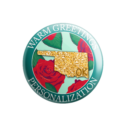 Personalized - Warm Greetings - State Flower
