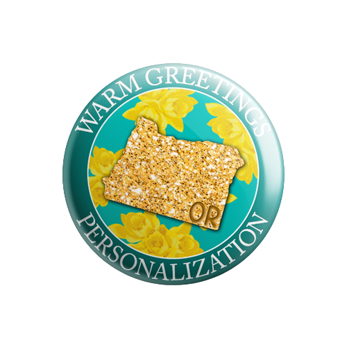 Personalized - Warm Greetings - State Flower