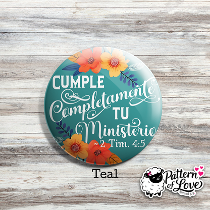 Cumple Completamente Tu Ministerio - Floral - SPANISH