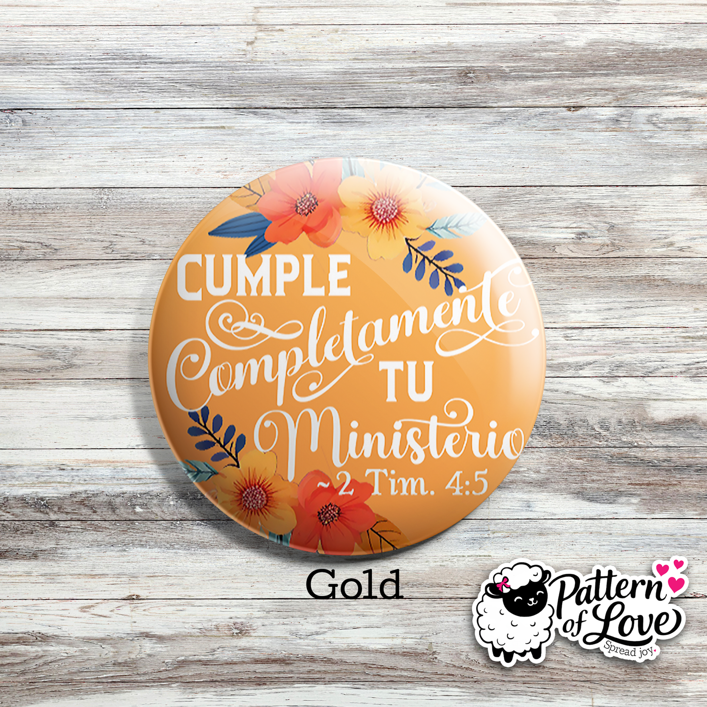 Cumple Completamente Tu Ministerio - Floral - SPANISH