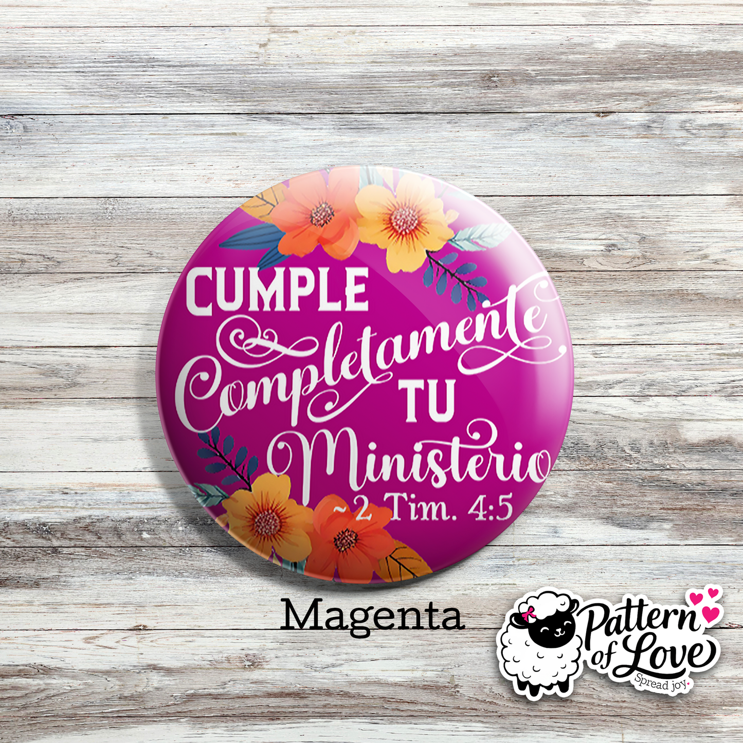 Cumple Completamente Tu Ministerio - Floral - SPANISH