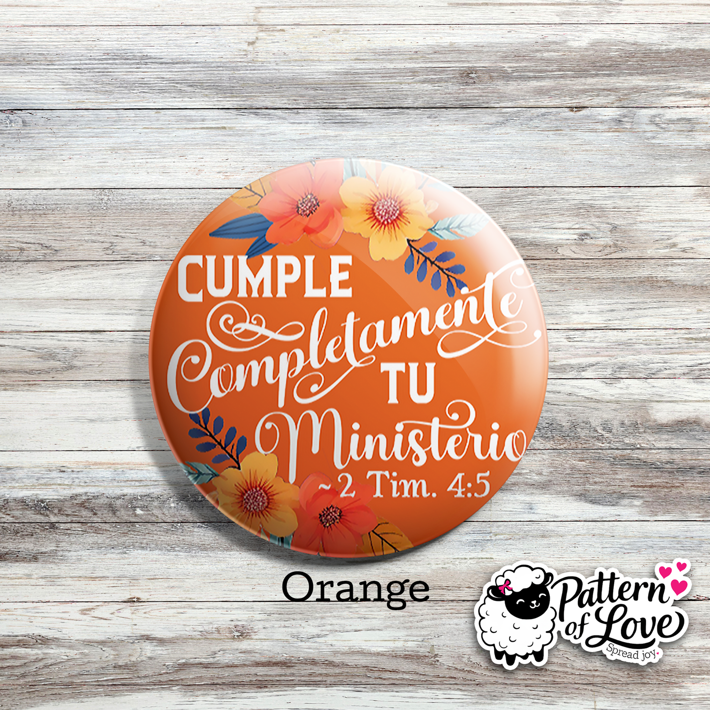 Cumple Completamente Tu Ministerio - Floral - SPANISH