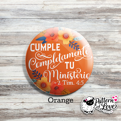 Cumple Completamente Tu Ministerio - Floral - SPANISH