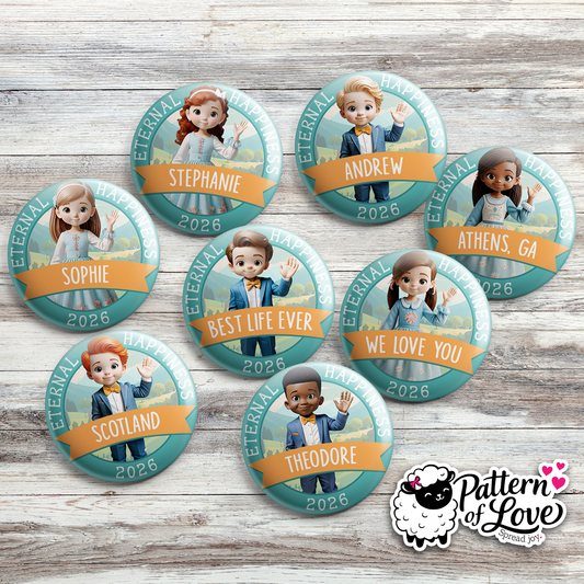 Personalized Eternal Happiness Kids