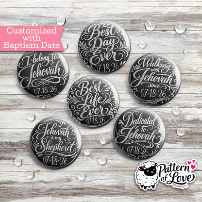 Personalized Chalkboard Style Baptism Gifts