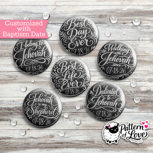 Personalized Chalkboard Style Baptism Gifts