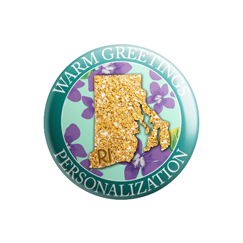 Personalized - Warm Greetings - State Flower