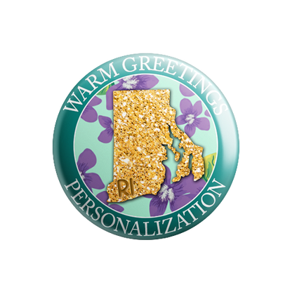 Personalized - Warm Greetings - State Flower