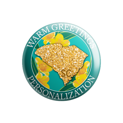 Personalized - Warm Greetings - State Flower