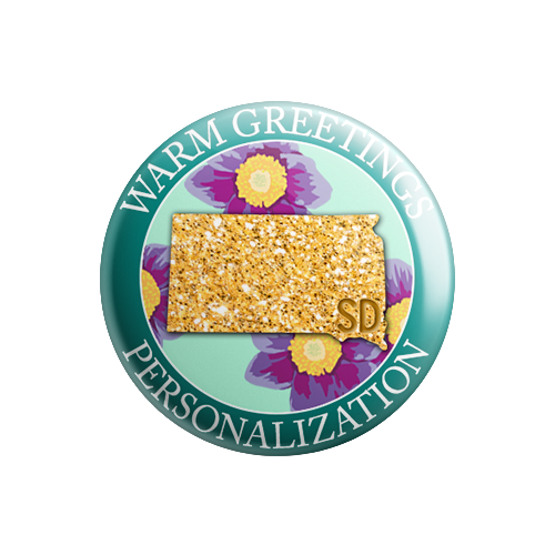 Personalized - Warm Greetings - State Flower
