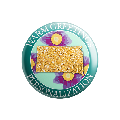 Personalized - Warm Greetings - State Flower
