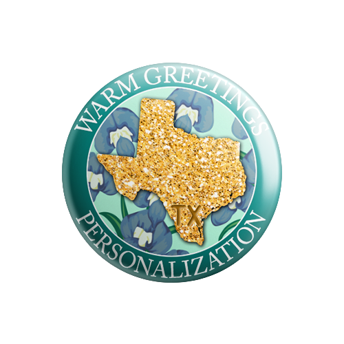 Personalized - Warm Greetings - State Flower