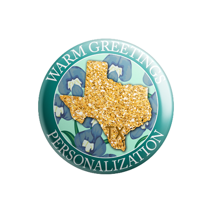 Personalized - Warm Greetings - State Flower