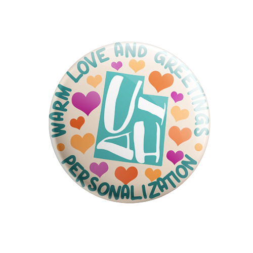 Personalized - Warm Love and Greetings - State Typography