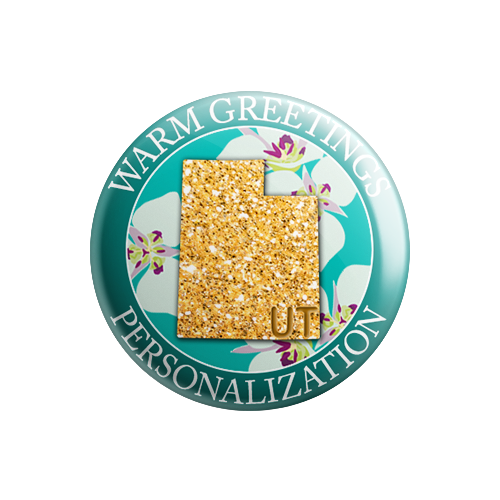 Personalized - Warm Greetings - State Flower