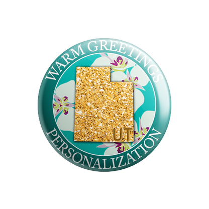 Personalized - Warm Greetings - State Flower