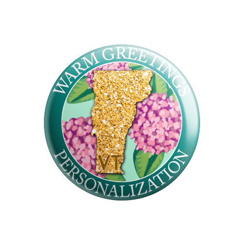 Personalized - Warm Greetings - State Flower