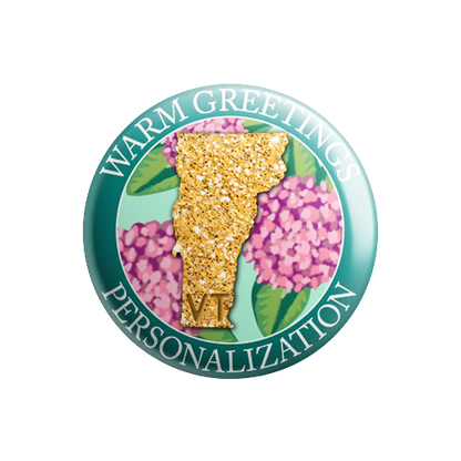 Personalized - Warm Greetings - State Flower